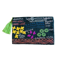 Bengali Embroidery Sampler Pouch