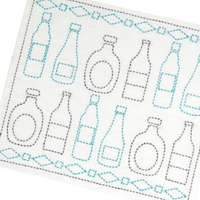 Bottle Sashiko Cloth