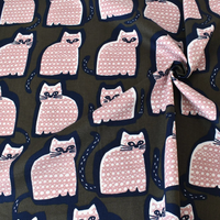 Cat Cotton Twill - Olive