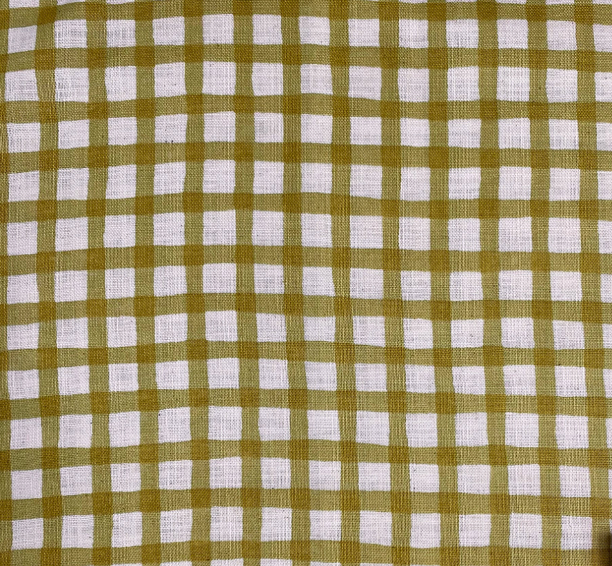 Slub Cotton, Pink/Olive