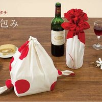 Red & White Furoshiki Wrapping Cloth - 27-1/2"