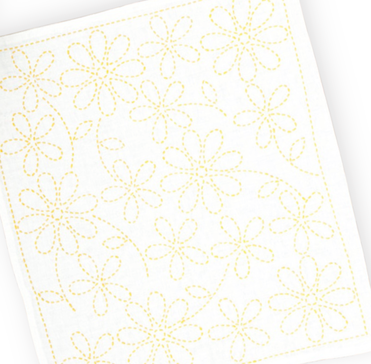 Golden Daisies Sashiko Kit