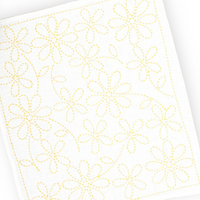Golden Daisies Sashiko Kit