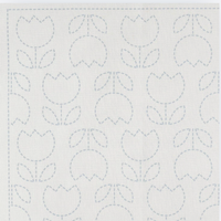 Tulip Sashiko Cloth