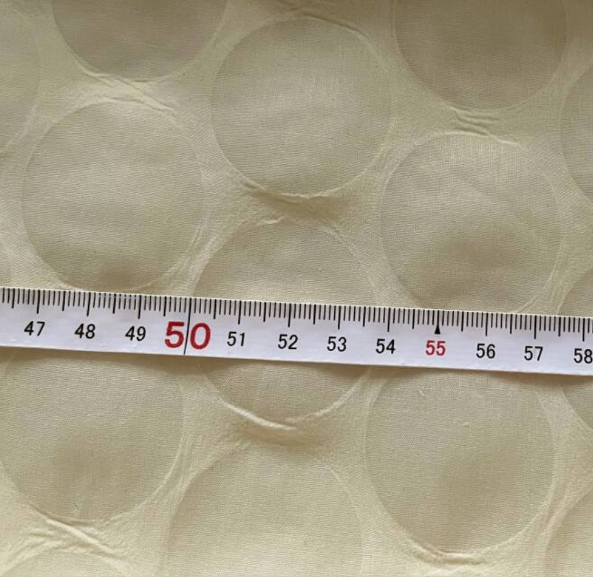 Polka Dot 80ct Cotton Lawn, Cream