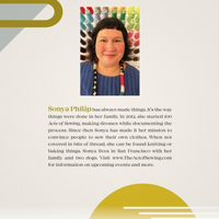 The Act of Sewing by Sonya Philip