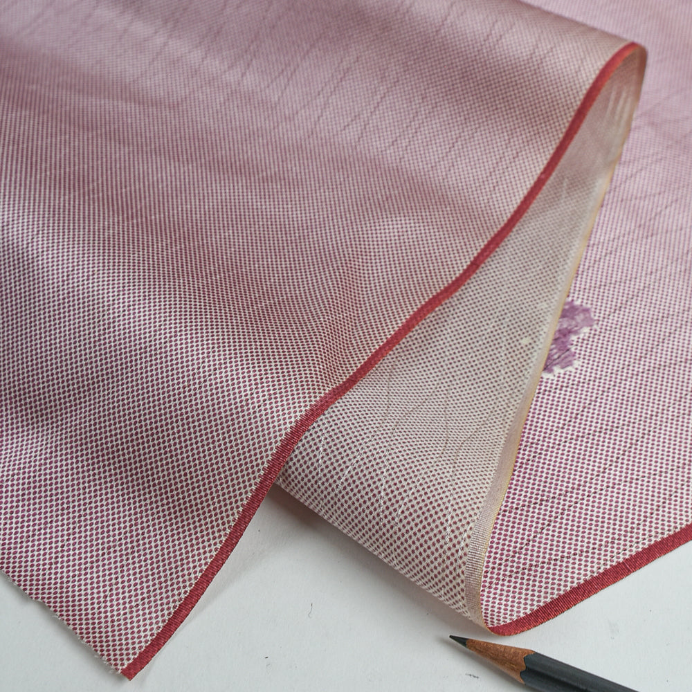 Vintage Japanese Silk – Dusty Rose Komon