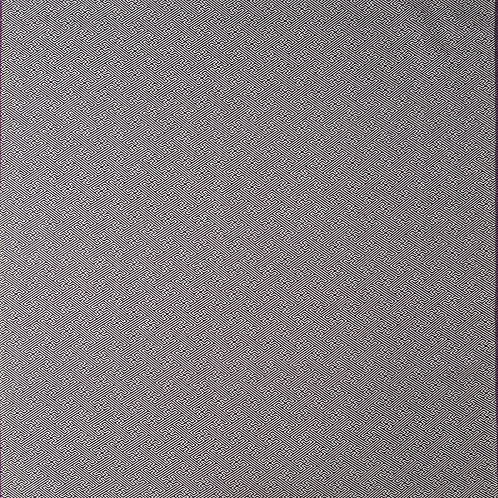 Vintage Japanese Silk – Soft Gray Geometric Weave