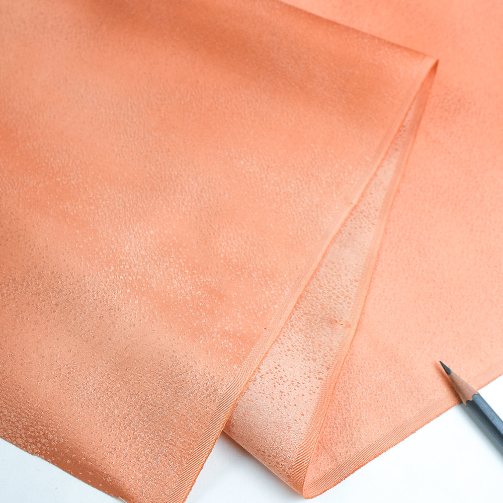 Vintage Japanese Silk – Pale Apricot Shimmer