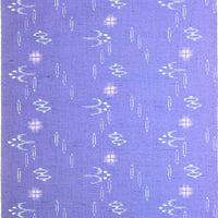 Vintage Japanese Silk – Lavender Kasuri Floral