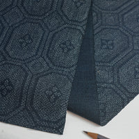 Vintage Japanese Silk – Indigo Tortoiseshell