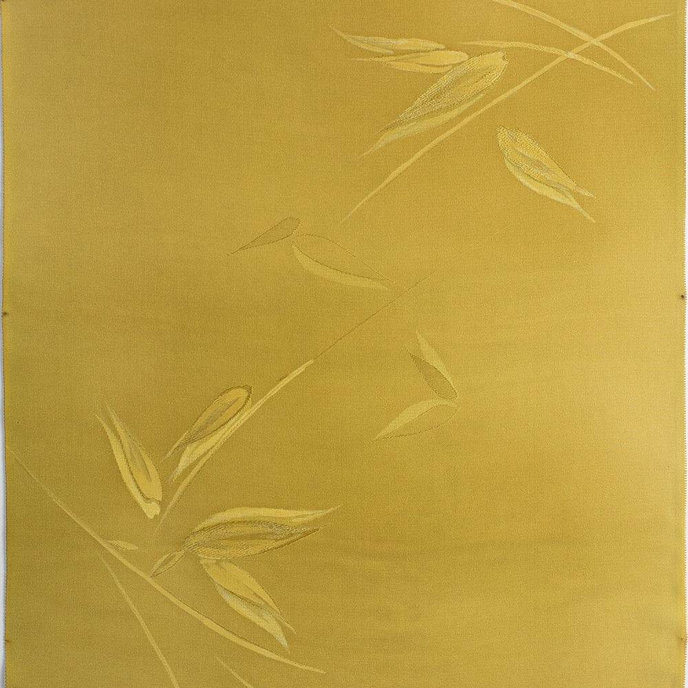 Vintage Japanese Silk – Golden Bamboo Satin