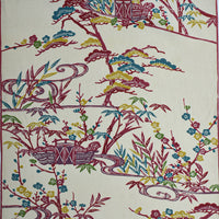Vintage Japanese Silk –Pine Landscape