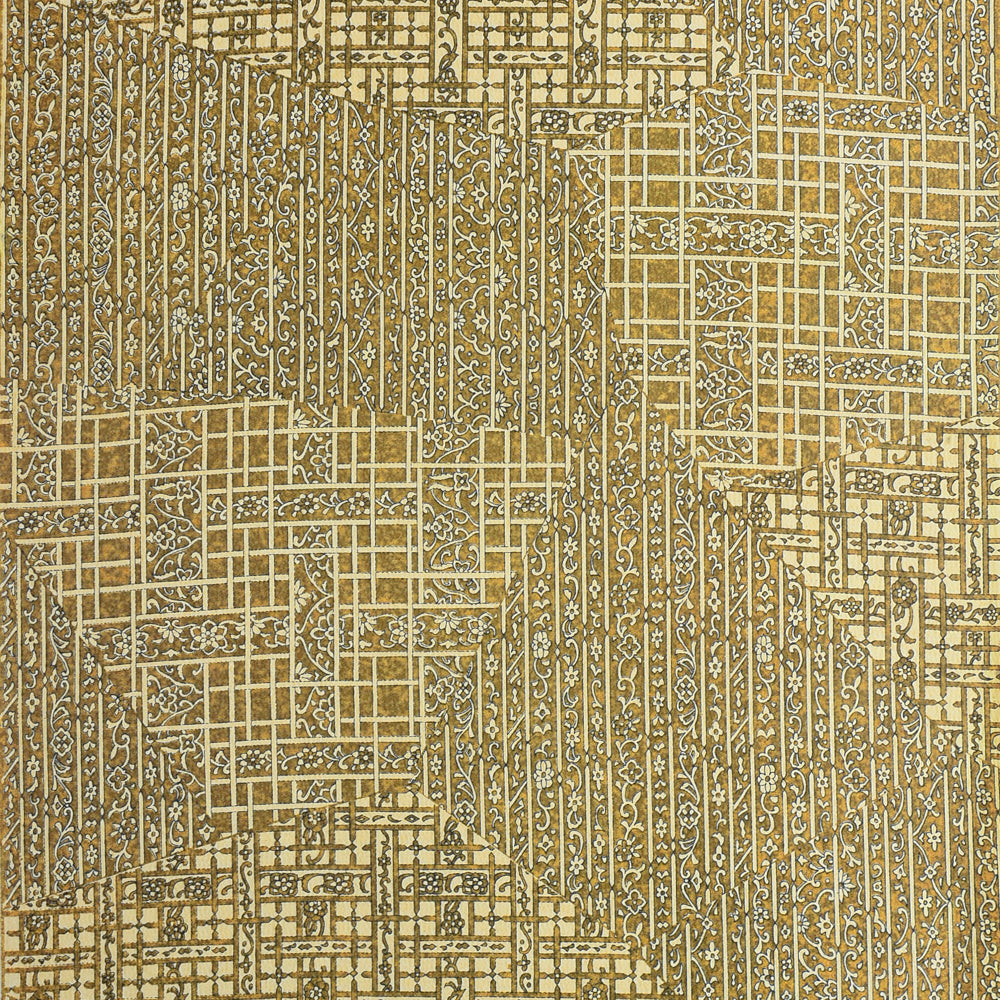 Vintage Japanese Silk - Gold Textured Weave