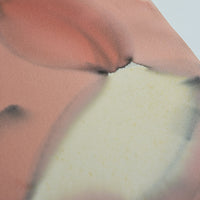 Vintage Japanese Silk – Painted Peach Floral