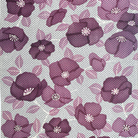 Vintage Japanese Silk – Plum Blossom Mosaic