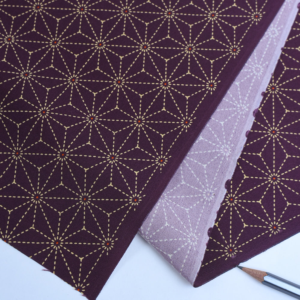 Vintage Japanese Silk – Plum Asanoha