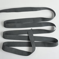 Steel Gray Rayon Grosgrain Ribbon - 13/16" - 50yd Roll