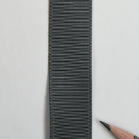 Steel Gray Rayon Grosgrain Ribbon - 13/16" - 50yd Roll