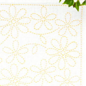 Golden Daisies Sashiko Kit