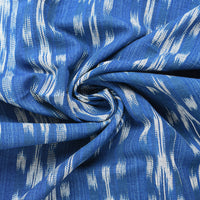 Vintage Indigo-Dyed Chevron Kasuri Cotton