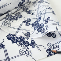 Vintage Yukata Cotton - Plum Blossom Branch Motif