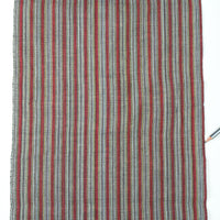 Vintage Japanese Cotton — Rustic Multi-Stripe (Red & Indigo)