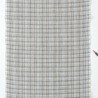 Vintage Yukata Cotton — Fine Woven Check