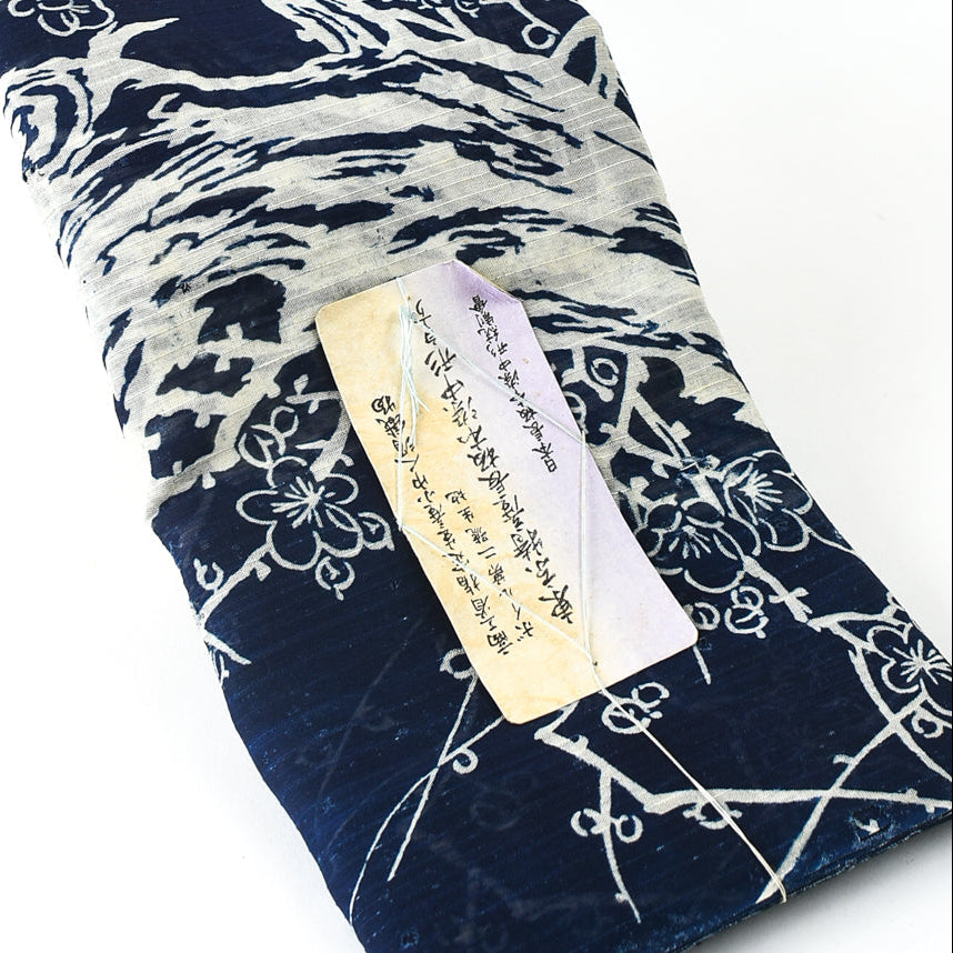 Vintage Hon-Zome Rayon Kimono Fabric