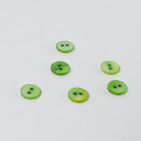 Mother-of-Pearl Buttons 1960s, Lime 3/8"