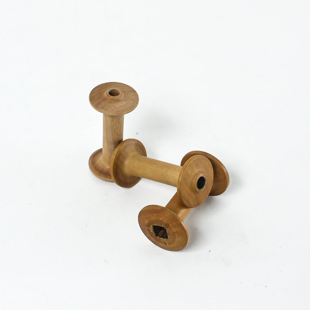 Antique Short Wooden Spool- ~2"