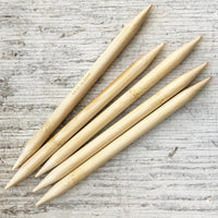 Shirotake Double Pointed Needles 20 cm (8 inch) Set of 5 - Large Sizes Only
