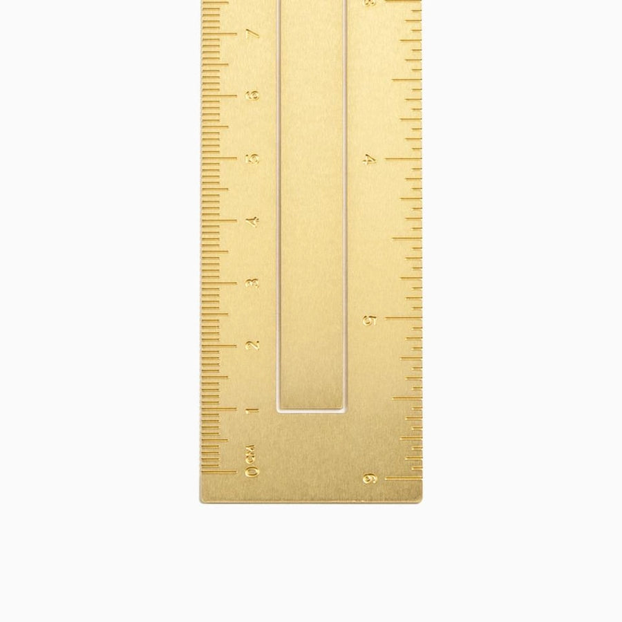 Brass Ruler Bookmark