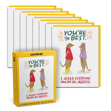 Box of 8 - You're the Best Card
