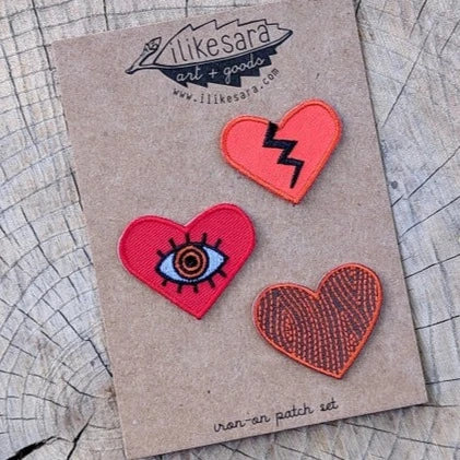 Heart Patch Set