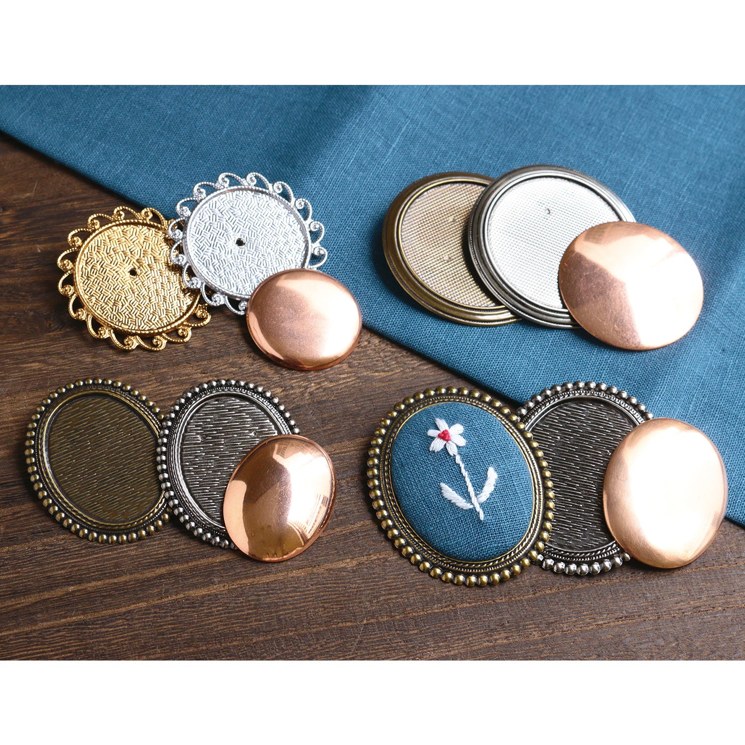 Round Frame Pin/Brooch – Brooklyn Haberdashery