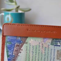 Passport Cover Stitching Kit - Brown Leather