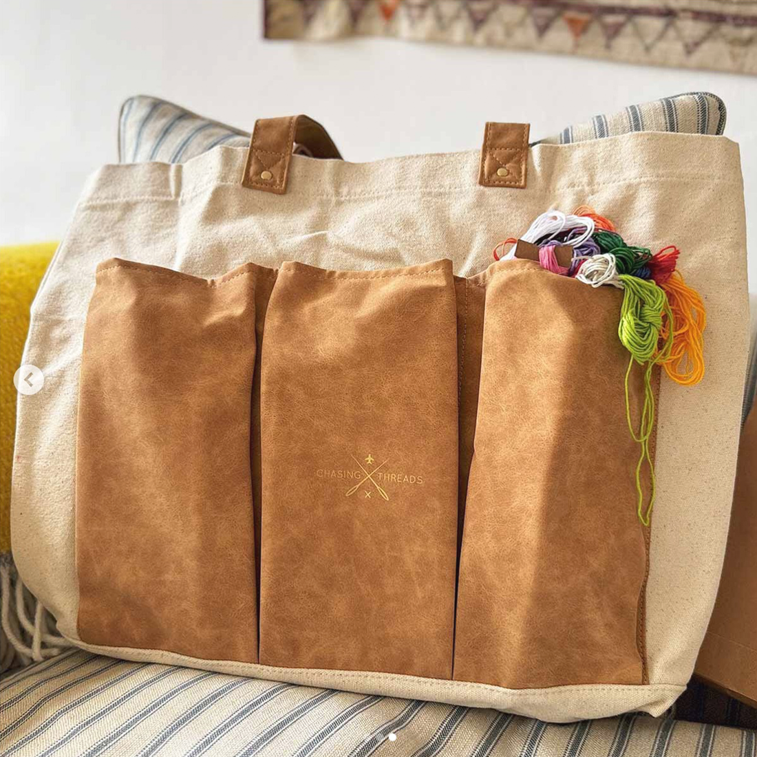 Craft Tools Tote Embroidery Kit