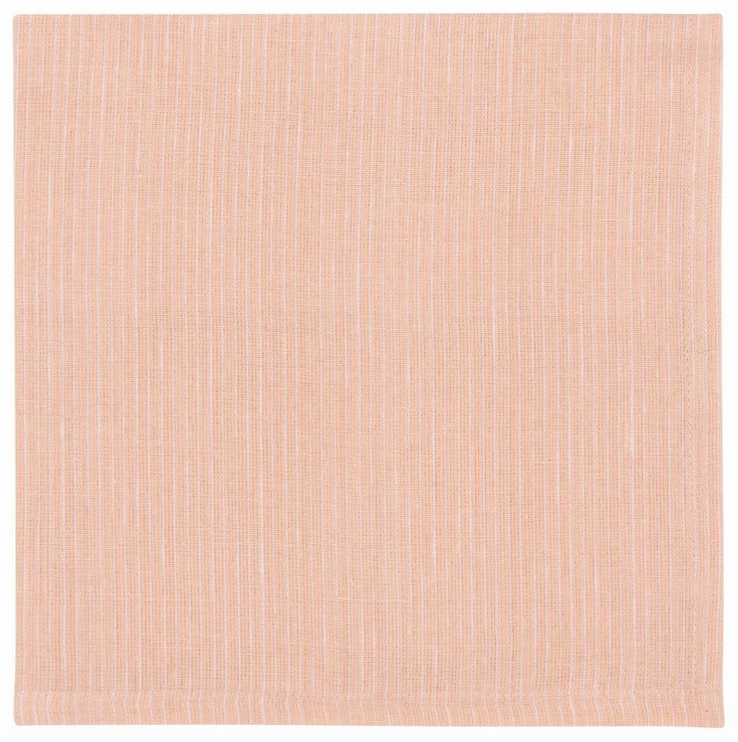 Nectar Pinstripe Linen Napkins Embroidery Blank