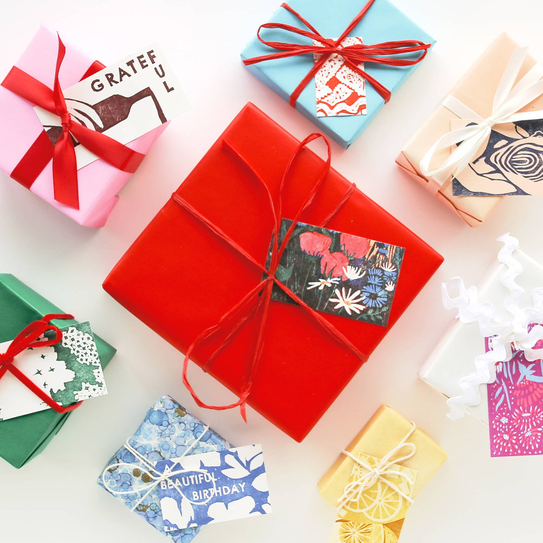 Holiday Letterpress Gift Tags
