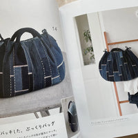 Bags with Indigo & Sashiko Stitching by Waku Yako