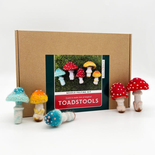 Toadstools Needle Felting Kit – Brooklyn Haberdashery