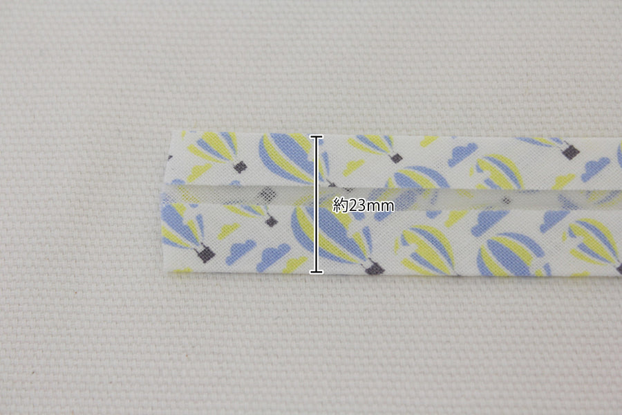Double Fold Bias Tape 1/2" - Hot Air Balloons