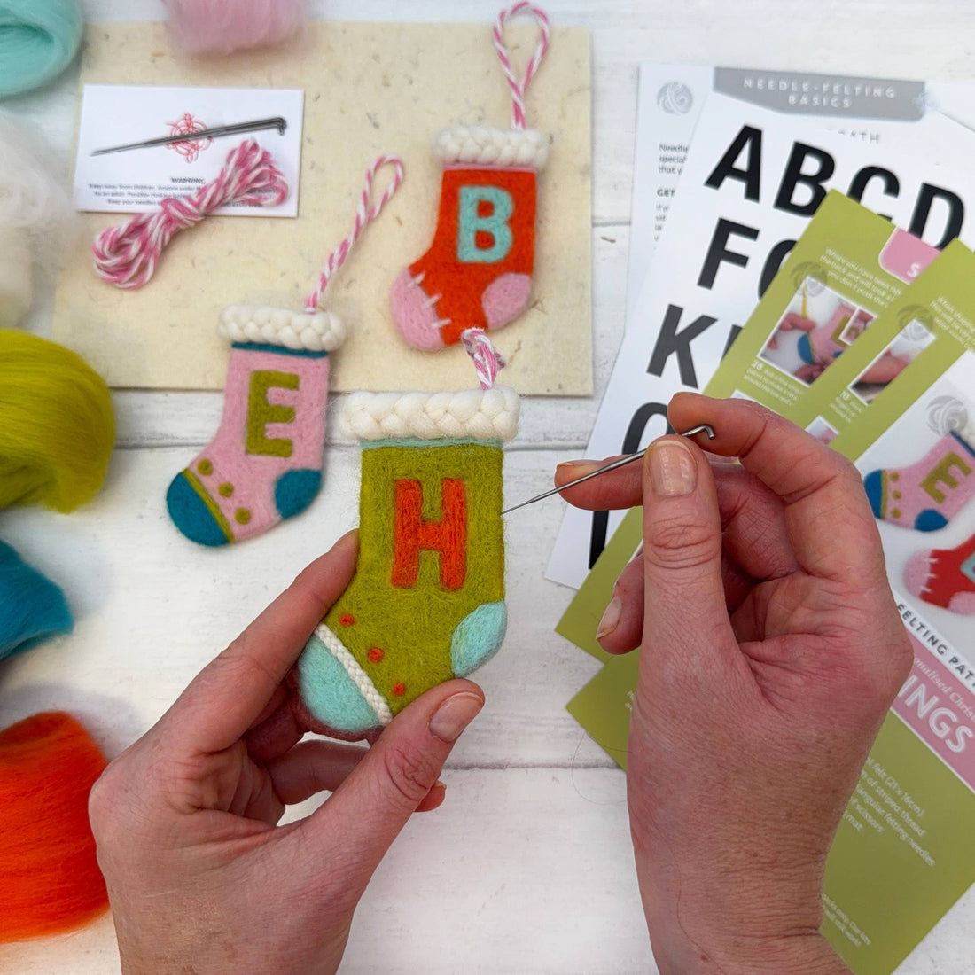 Stockings Needle Felting Kit