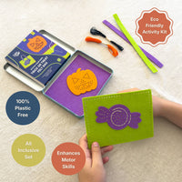 Stitch Your Own Trick-or-Treat Felt Bag