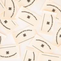 Handmade with Love Organic Cotton Write-In Quilt Labels