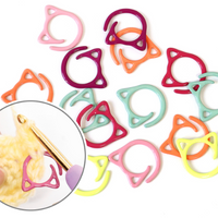 Cats Removable Stitch Markers Set of 24