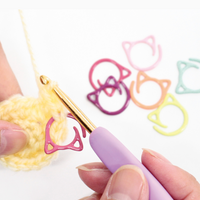 Cats Removable Stitch Markers Set of 24