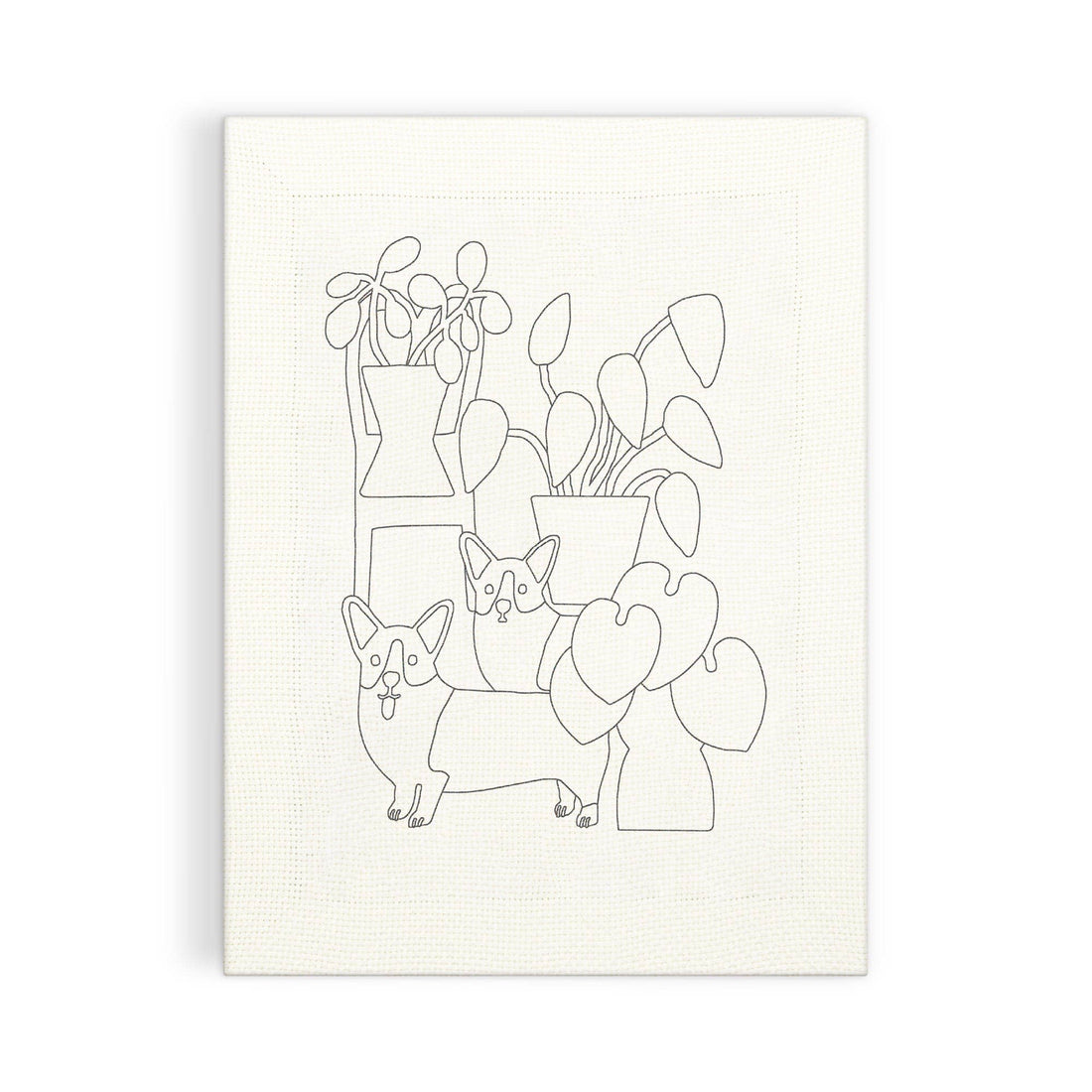Corgi Friends Punch Needle Kit