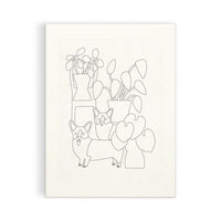 Corgi Friends Punch Needle Kit